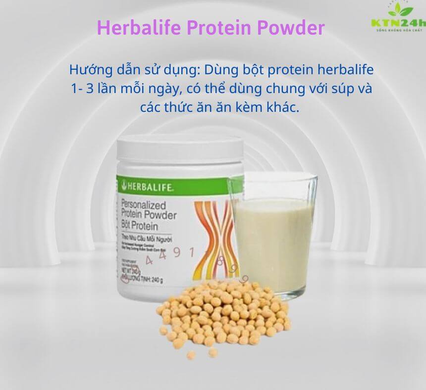 Cách sử dụng Bột protein herbalife