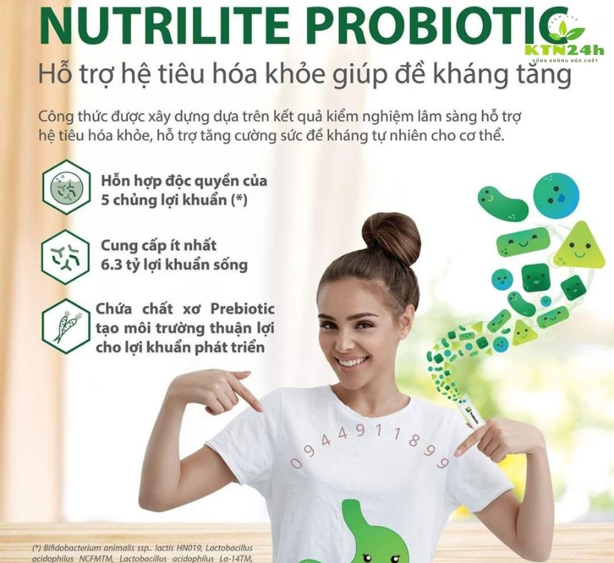 Thành phần trong Nutrilite Probiotic