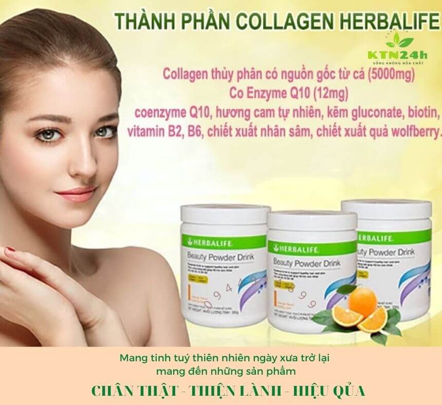 Thành phần chính của Herbalife Collagen