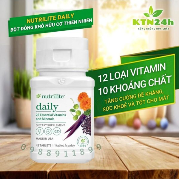 Nutrilite Daily bổ sung vitamin và khoáng chất hằng ngày