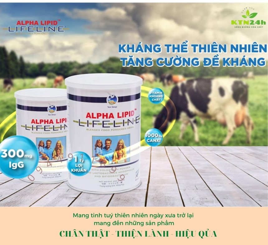 Tác dụng của sữa non alpha lipid