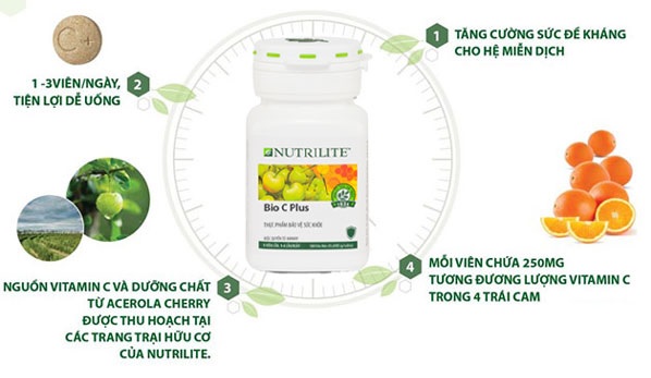 Thực phẩm chức năng Amway Nutrilite bổ sung Vitamin C