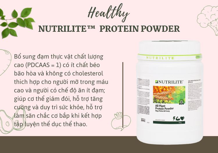 Nutrilite Protein bổ sung đạm thực vật chất lượng cao