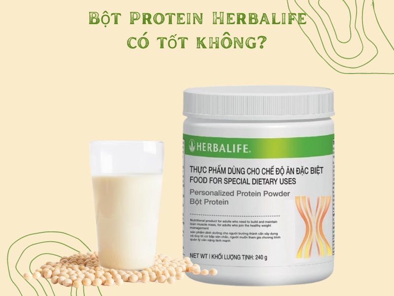 Protein Herbalife kiểm soát cơn đói, cung cấp năng lượng kéo dài